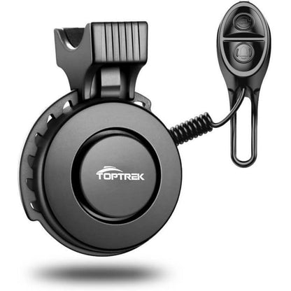 Toptrek Elektrische Fahrradklingel USB Wiederaufladbar 100db