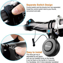 Toptrek Elektrische Fahrradklingel USB Wiederaufladbar 100db