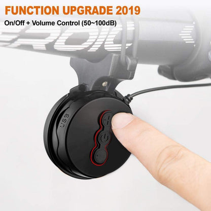Elektrische Fahrradklingel USB wiederaufladbar 100db IP65 wasserdicht
