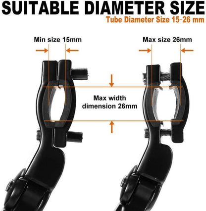 Fahrradständer Universal Einstellbarer Aluminium Anti-Rutsch 24-28 Zoll