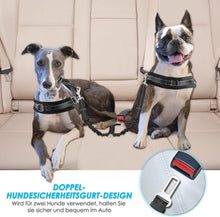 SlowTon Anschnallgurt Hund Auto 2 in 1 reflektierender