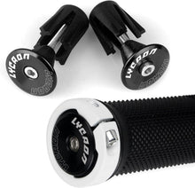 Fahrrad Lenker Griffe mit Aluminium Lock, rutschfestes Gummi, 20-22mm