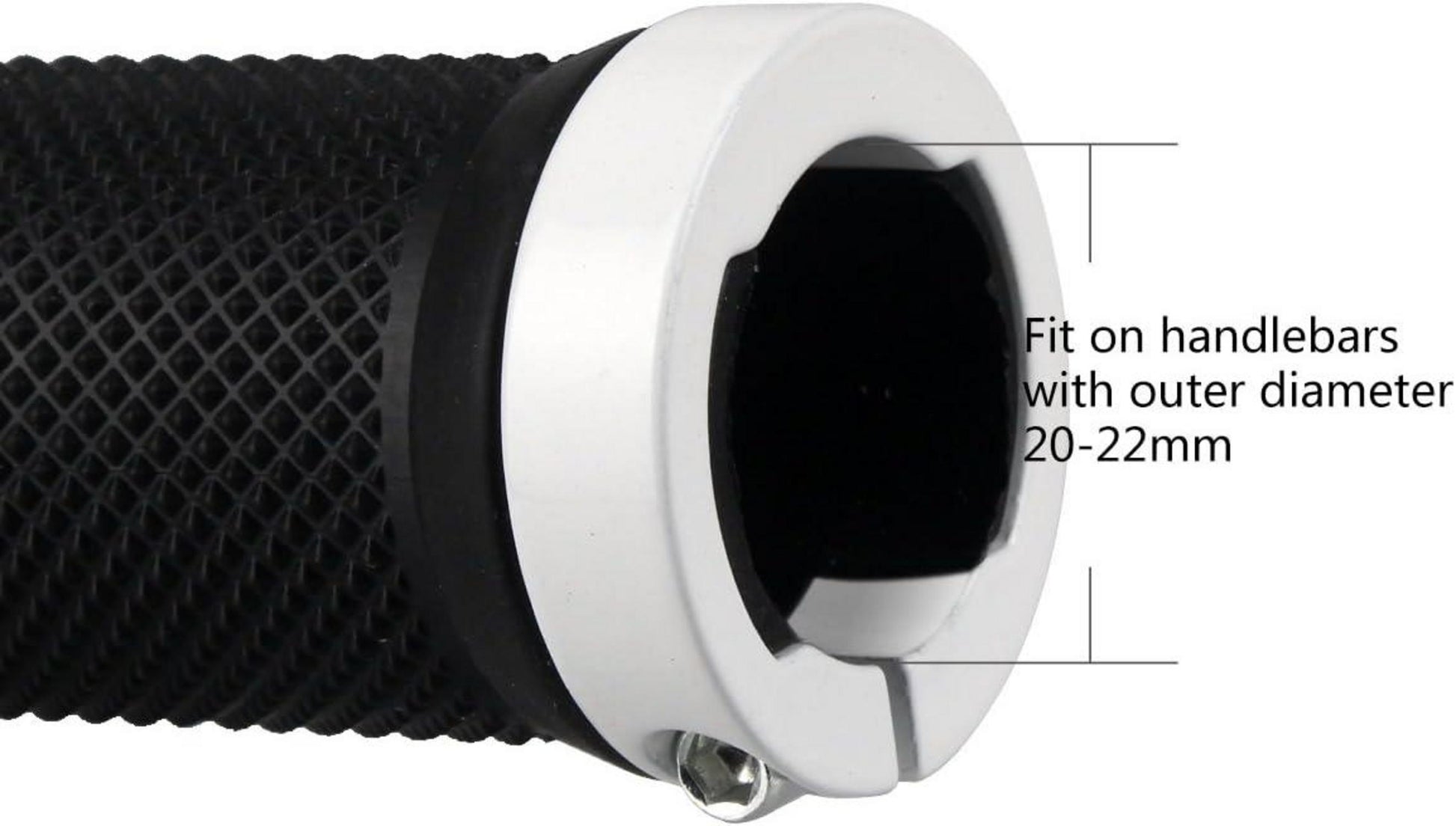 LYCAON Bike Lenker Griffe Gummi Aluminium Lock Dropperstütze 20-22mm 116g