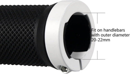 LYCAON Bike Lenker Griffe Gummi Aluminium Lock Dropperstütze 20-22mm 116g