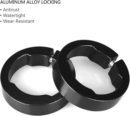 Bike Lenker Griffe rutschfestes Gummi mit Aluminium Lock für Fahrrad