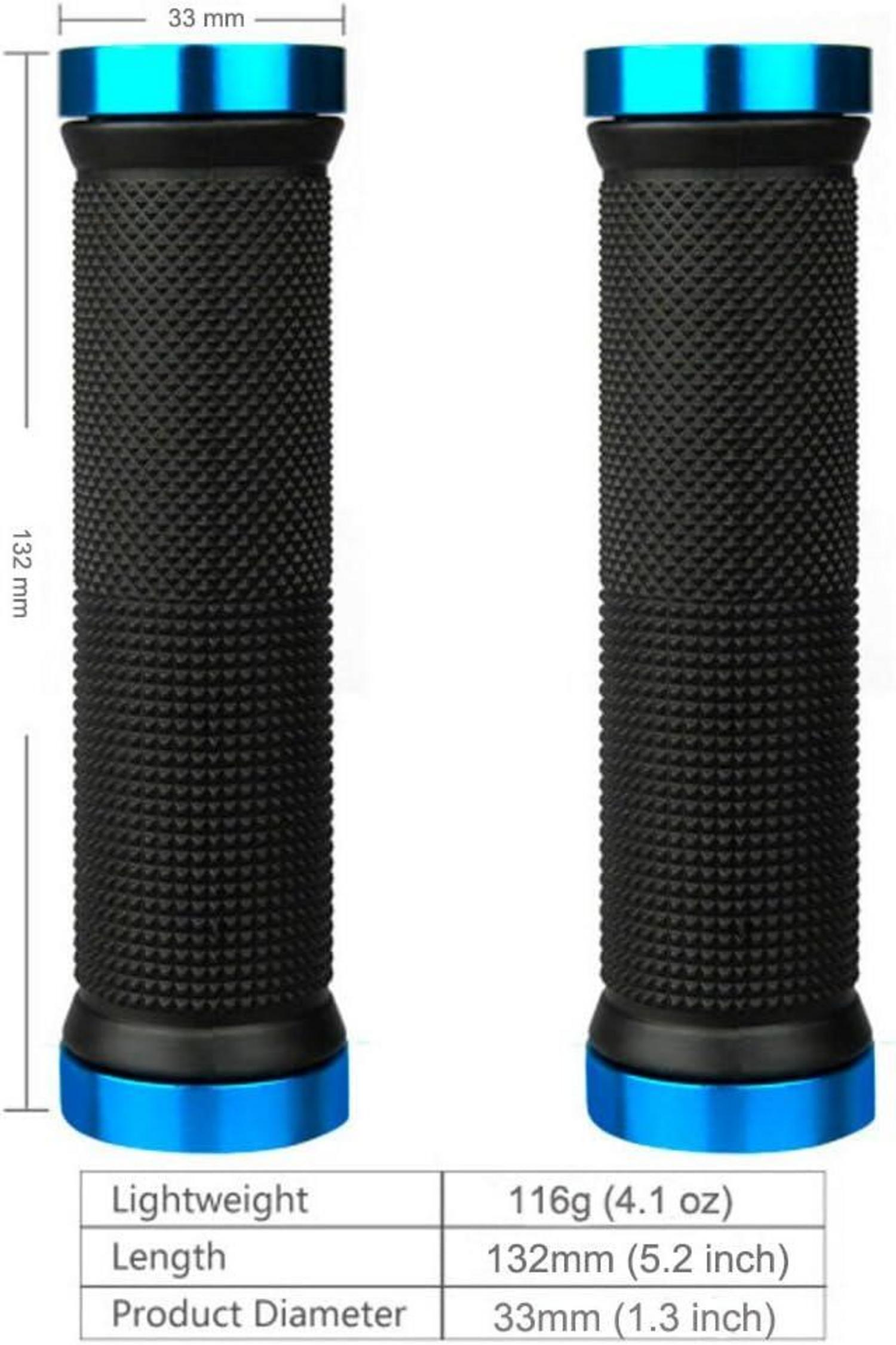 Fahrrad Griffe Gummi Lenker Lock Handgriff MTB BMX Blau