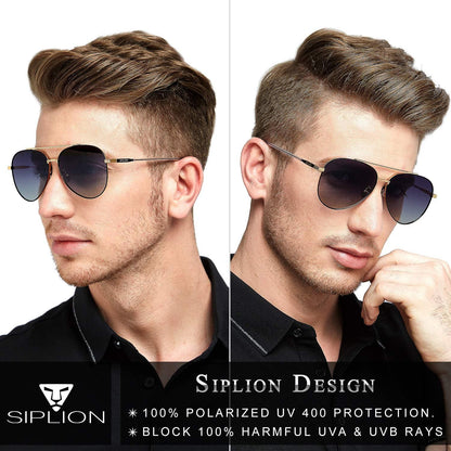 Polarisierte Fliegerbrille UV400 Schutz Pilotenbrille