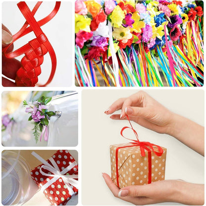 Satinband 16 Farben 22m x 10mm Geschenkband zum Basteln