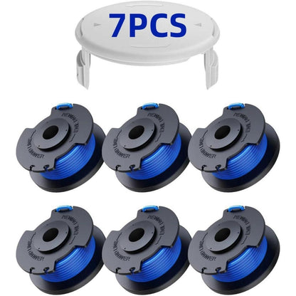 6er Pack Rasentrimmer Spulen Ersatzfaden Ø 1,65mm