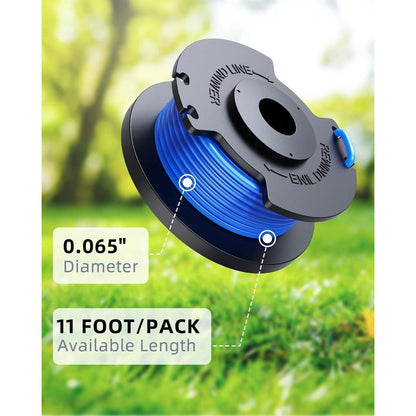 6er Pack Rasentrimmer Spulen Ersatzfaden Ø 1,65mm
