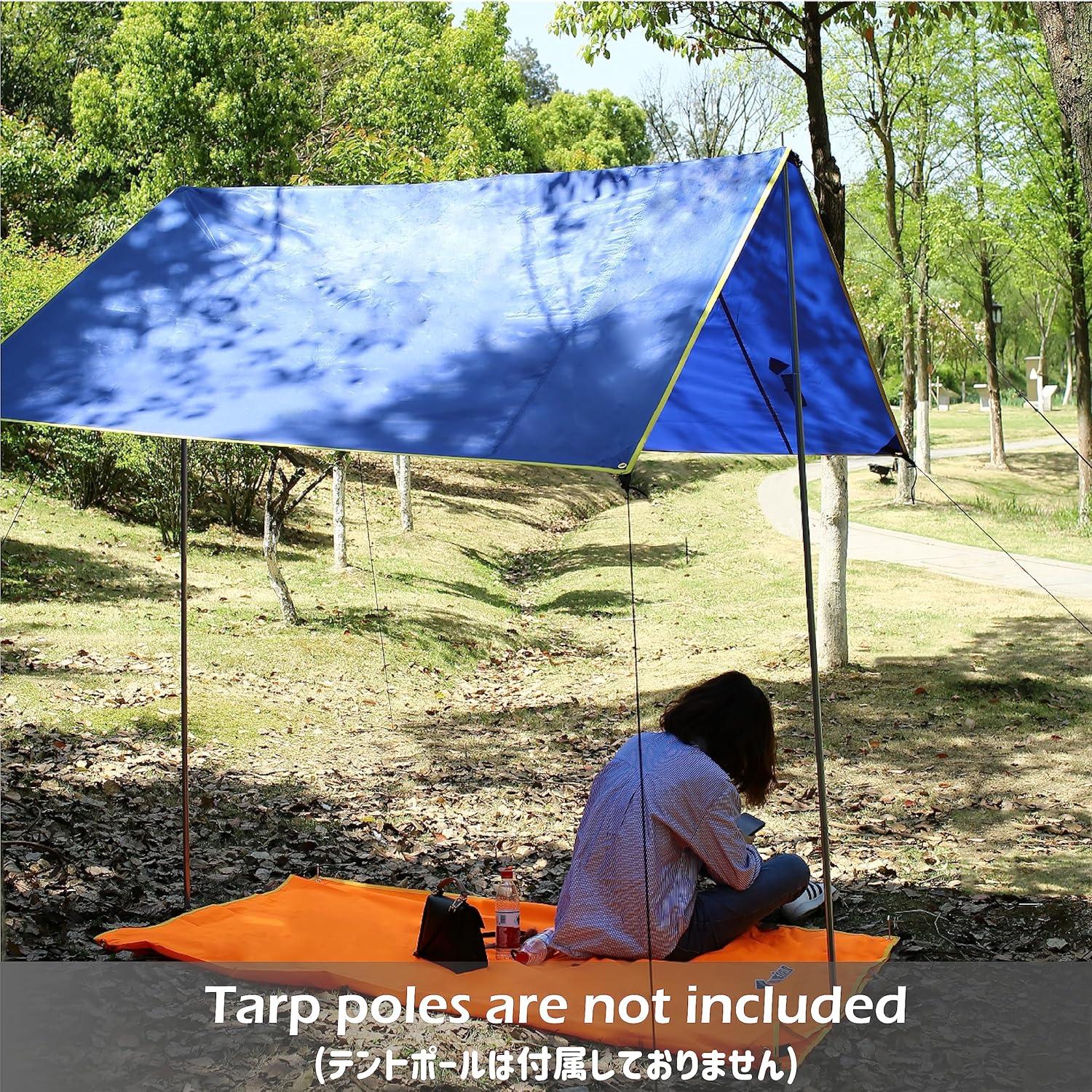 Wasserdichtes Zelt Tarp Campingplane Hängematte Picknickdecke OTTO