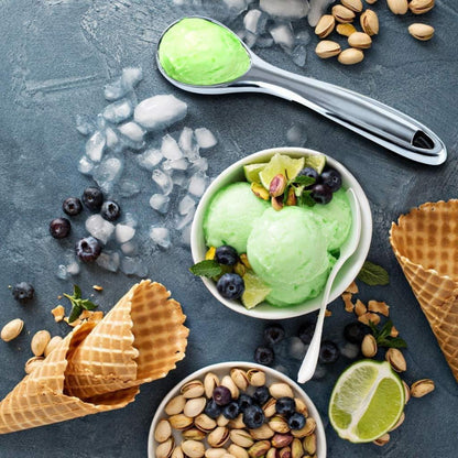 Eisportionierer Zinklegierung Schwarz Antihaft 19cm 5cm