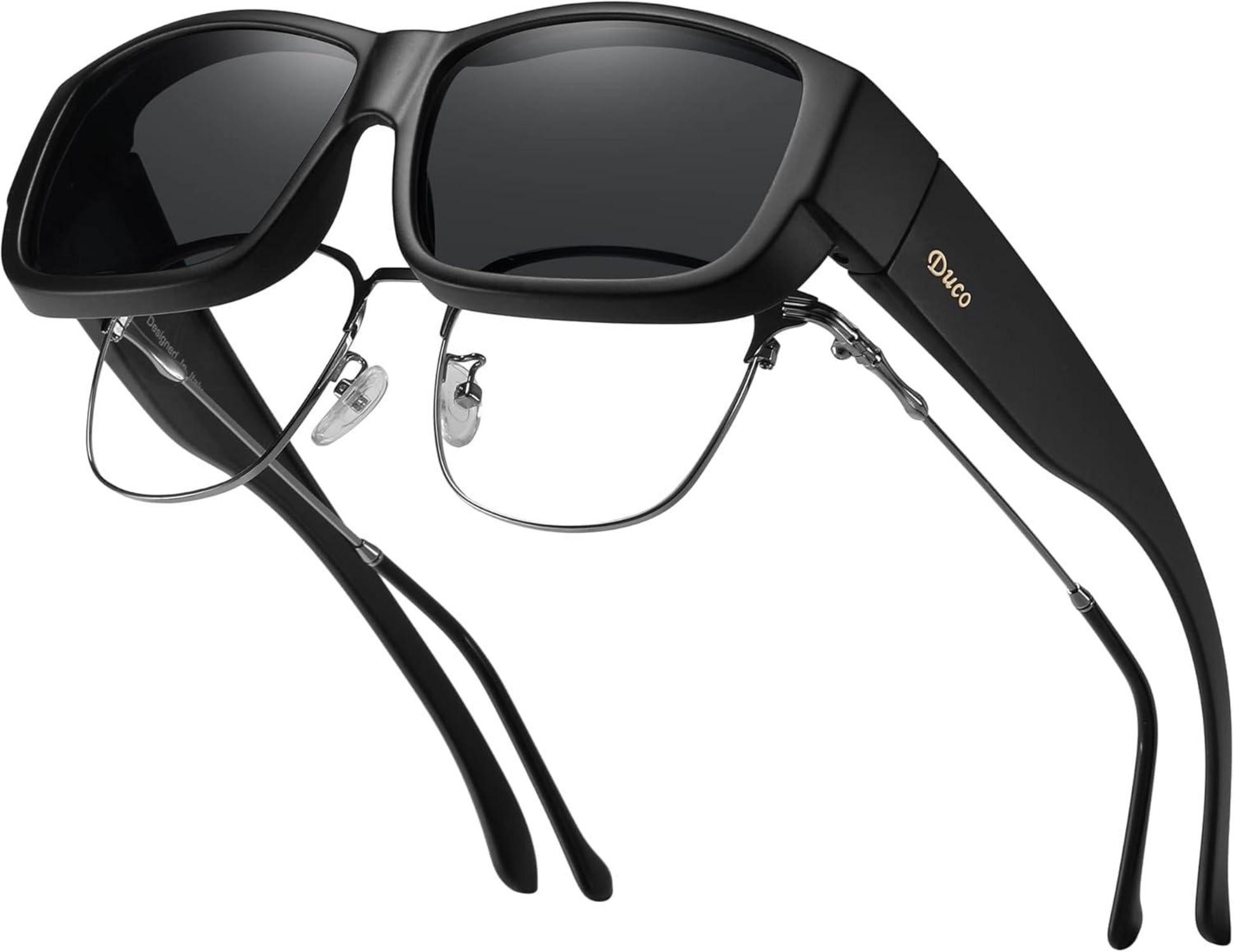 DUCO Polarisierte Überbrille UV400 Schutz Vollständiger Blendschutz