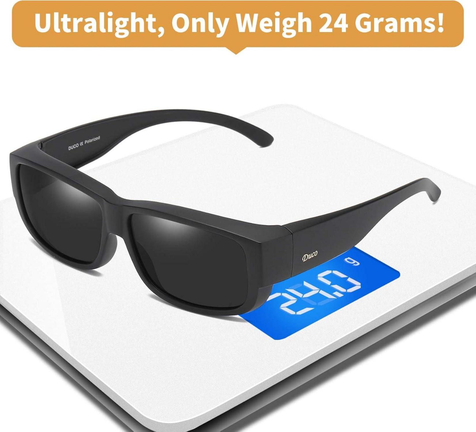 DUCO Polarisierte Überbrille UV400 Schutz Unisex