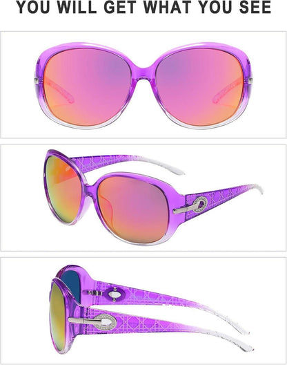 Vintage Sonnenbrille Damen UV400 Schutz Retro Fashion
