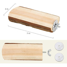 Niteangel Papageienkäfig Sitzstange Holz Plattform Vögel