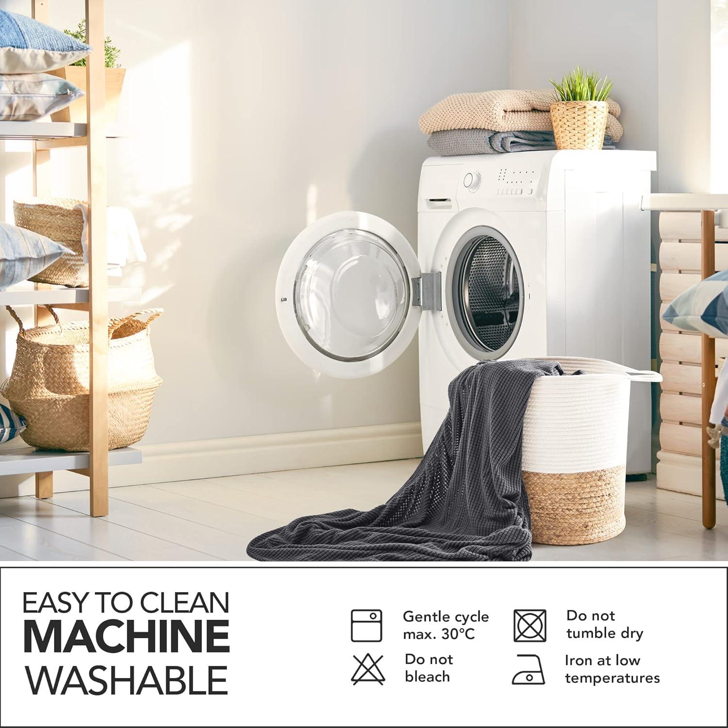 Deconovo Sofaüberwurf Elastisch Jacquard 1-Sitzer Grau