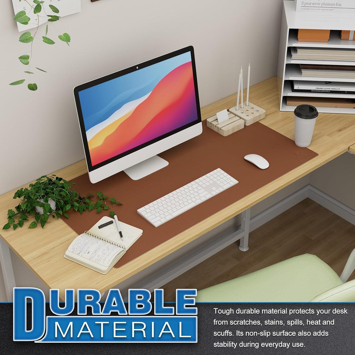 Knodel Tischunterlage 80x40cm PVC Schreibunterlage wasserdicht Büro Heim