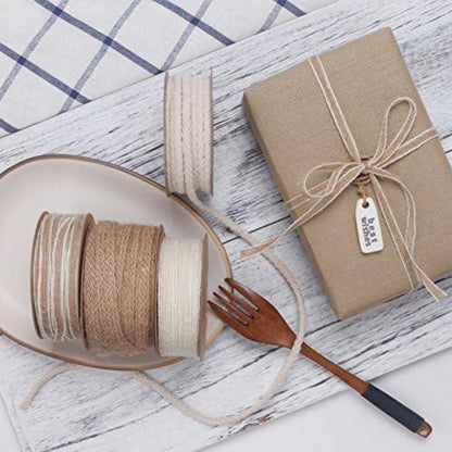 12mm Sackleinen Hanfseilband 9,14m - Basteln Scrapbooking