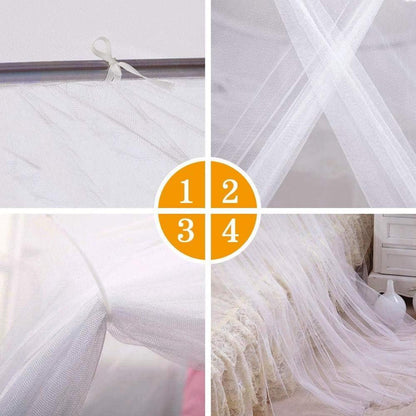 Moskitonetz für Doppel- und Einzelbett 200x220x210cm