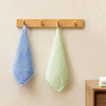 10er Baby Waschlappen Set Bambusfaser 25x25cm Haken Design 5