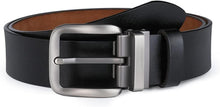 Ledergürtel Herren 110-180cm Schwarz Echtes Leder Jeansguertel