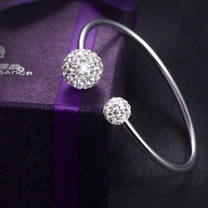 Josfeva Damen Armband 925 Silber Armspange mit Zirkonia in Geschenkbox