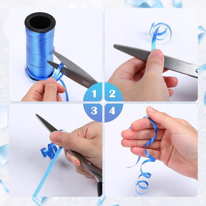 Naler Geschenkband Polyband 5 Farben Ringelband Deko