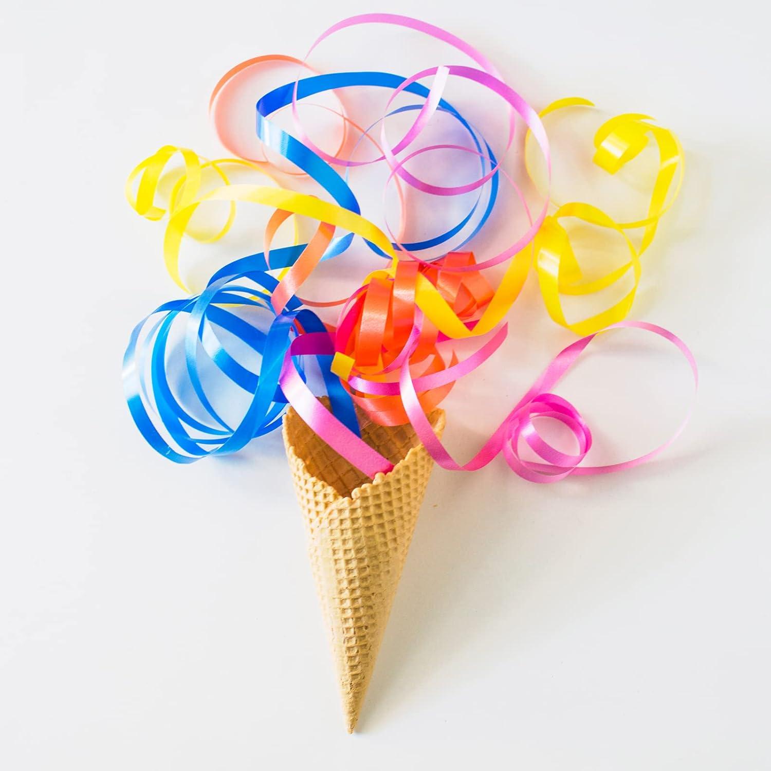 5 Rollen Naler Geschenkband Polyband in 5 Farben Dekoband 90m