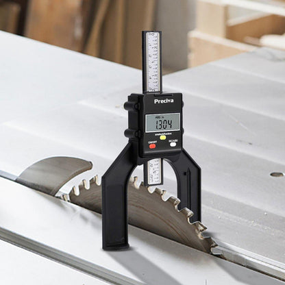 Profiltiefenmesser Digital 0-80mm für Holzbearbeitung Magnetfüßen