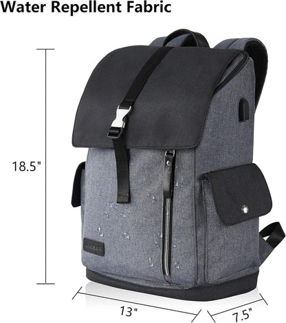 KROSER Laptop Rucksack 17,3 Zoll Wasserabweisend