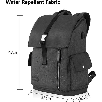 KROSER Laptop Rucksack 17,3 Zoll Wasserabweisend Magnetic