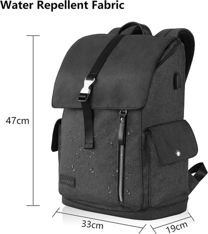 Laptop Rucksack 17,3 Zoll Damen Herren Tagesrucksack Wasserabweisend