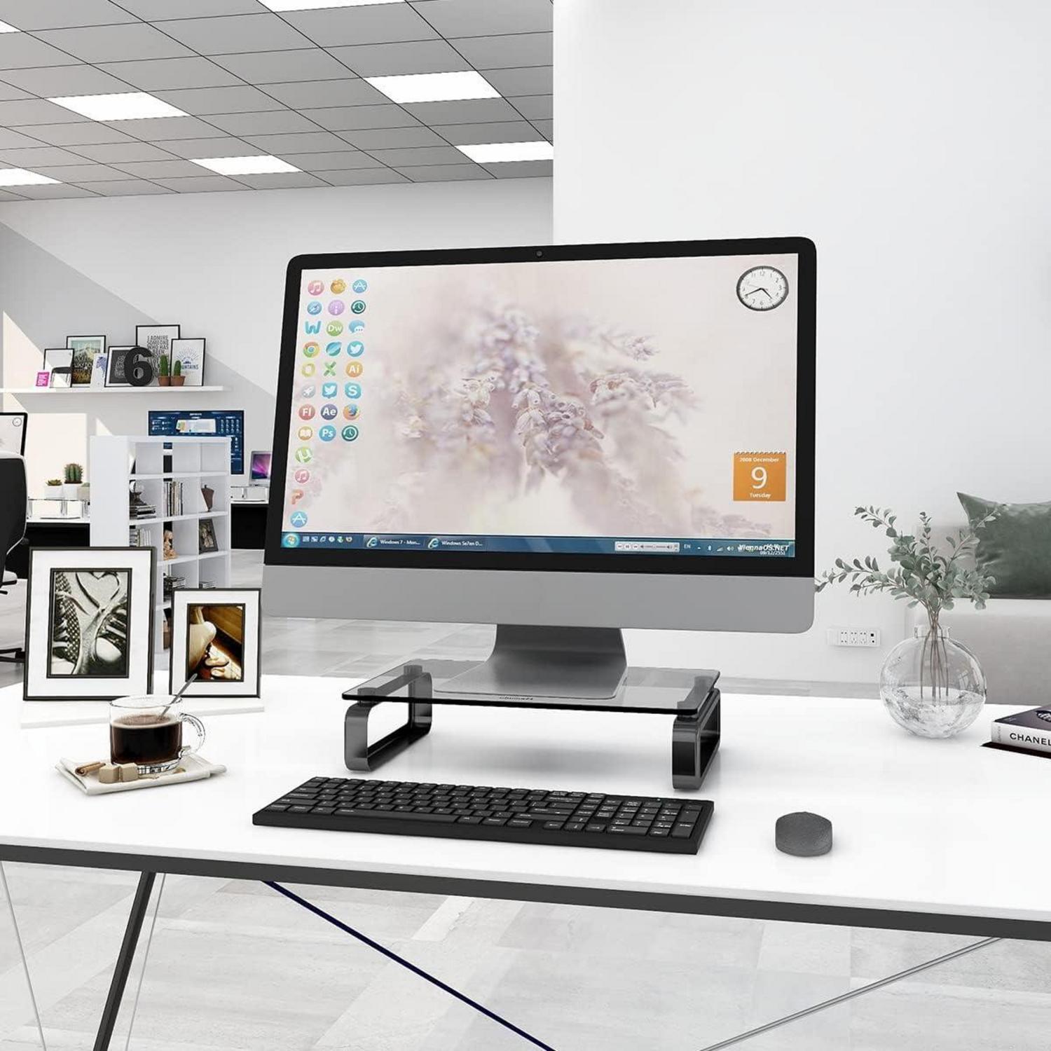 Monitor Ständer Laptop TV Bildschirm Haltung Schwarz 40kg
