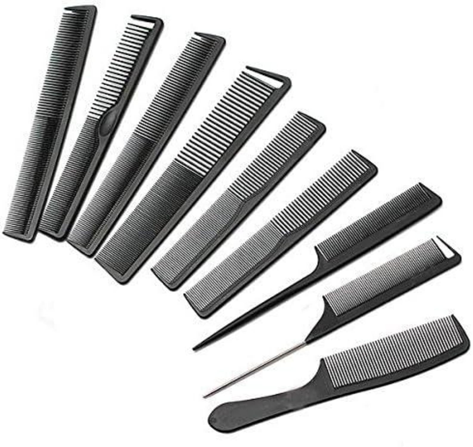9-teiliges Carbon Fiber Anti Statischer Hitzebeständiger Friseur