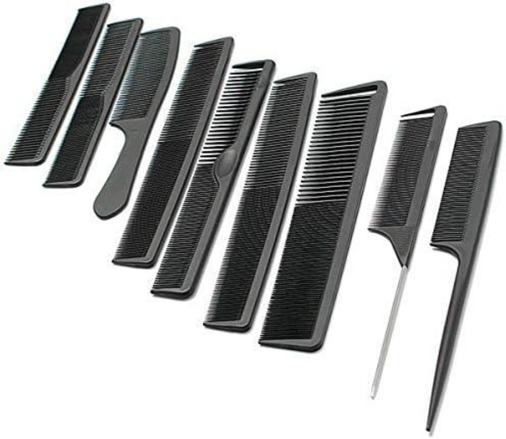 Carbon Fiber Hairdressing Anti-Static Heat Resistant Hair Comb Set