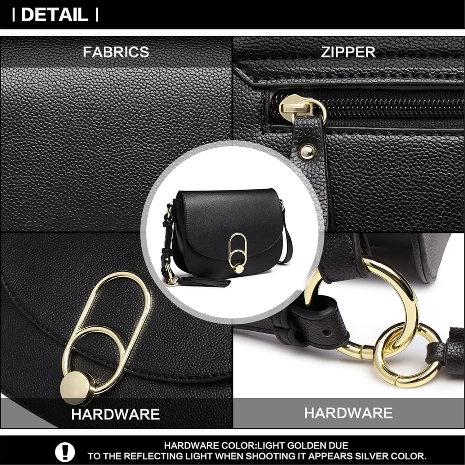 Damen Schultertasche Umhängetasche Cross Body Bag mit Quaste
