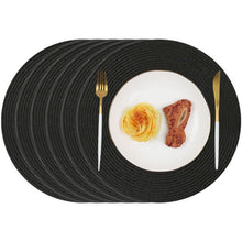 Runde Tischsets 6er Set Abwaschbar Platzsets Hitzebeständig