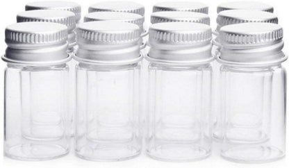 24er Set Danmu Art klare Glasampullen 7ml Candy Container