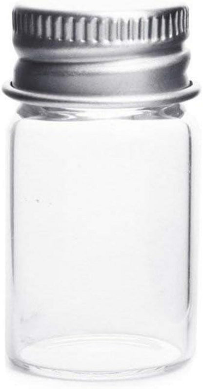 24er Set Danmu Art klare Glasampullen 7ml Candy Container