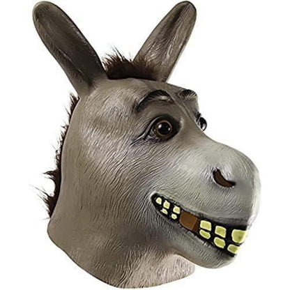 Esel Kopf Maske Latex Lustige Shrek Tier Cosplay Kostüm