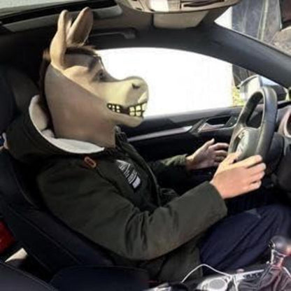 Esel Kopf Maske Latex Lustige Shrek Tier Cosplay Kostüm