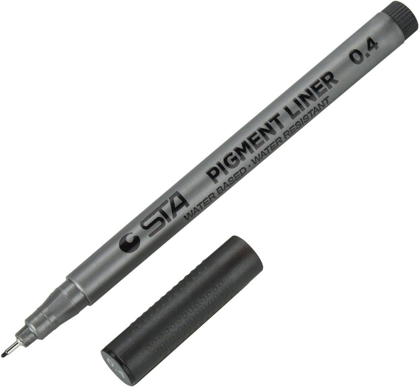 9er Set Fineliner Stifte Pigmentliner Wasserfest Pinselzeichner