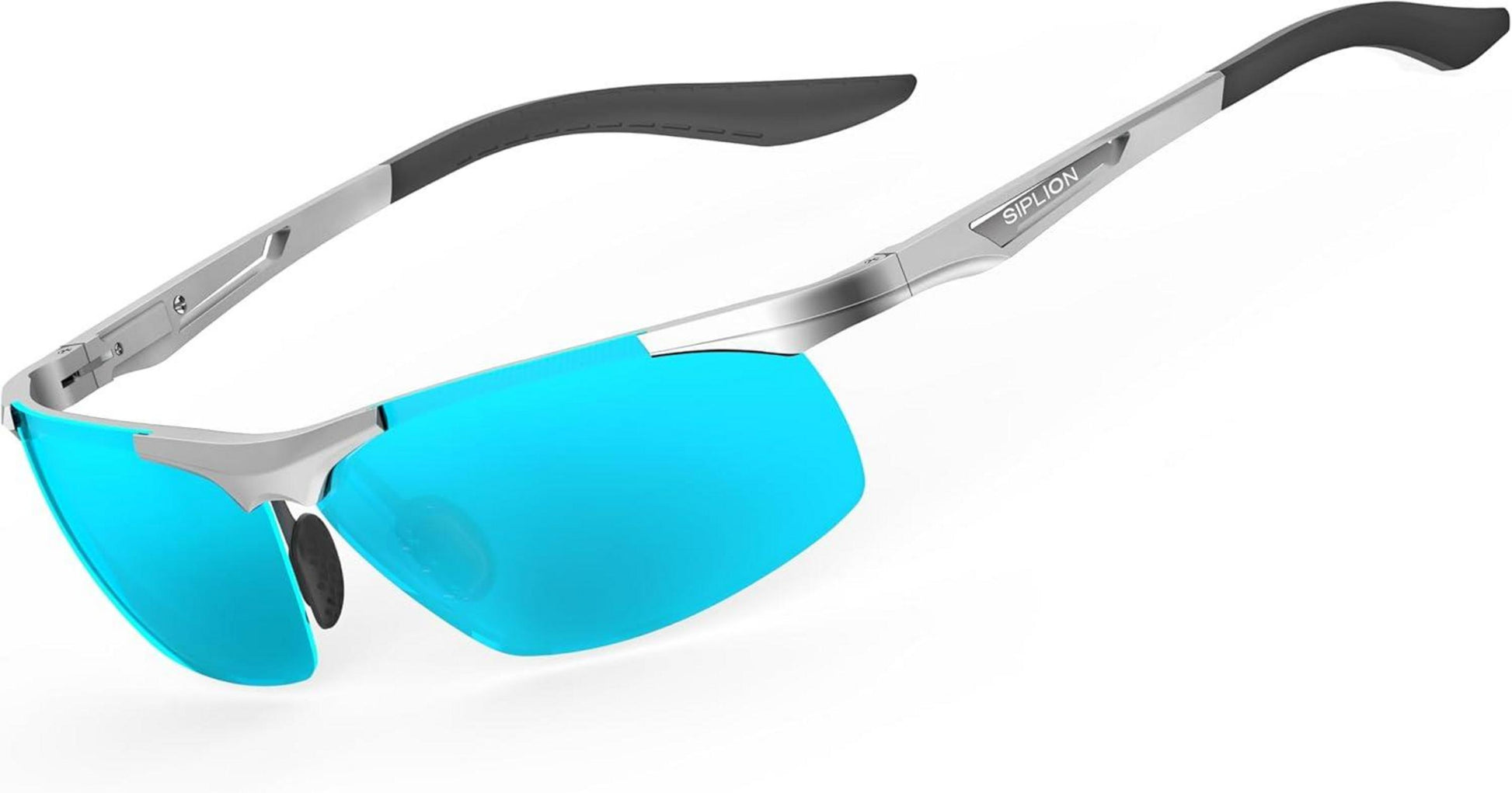 Polarisierte Sportsonnenbrille Al-Mg Metallrahmen UV400 Schutz