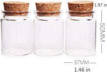 Danmu Glasflaschen Set Korkverschluss Mini 30ml (6
