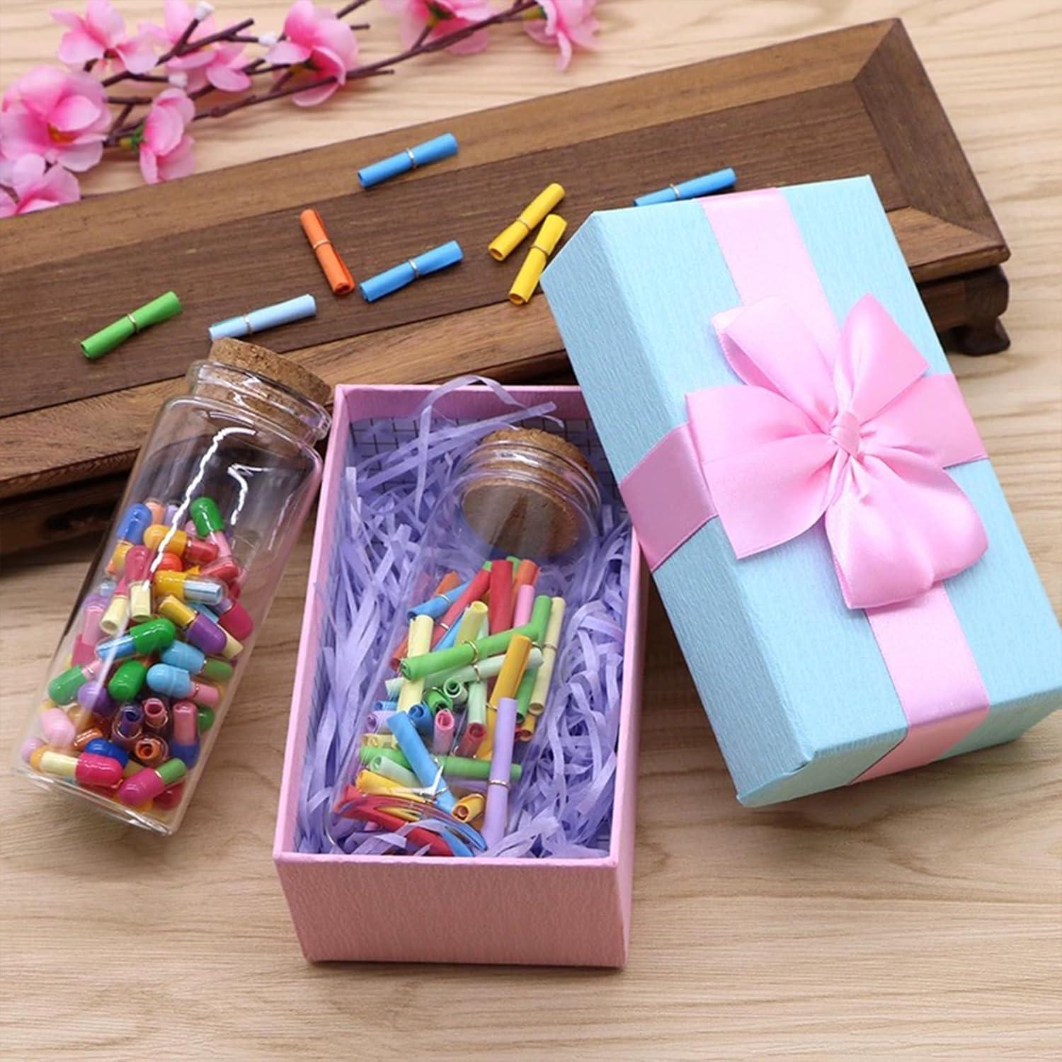 Mini Glasflaschen mit Korkverschluss 30ml Set 6 Stück