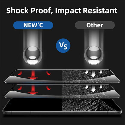 Panzer Schutzglas Samsung Galaxy A8 2018 2er Pack 9H Härte Klar