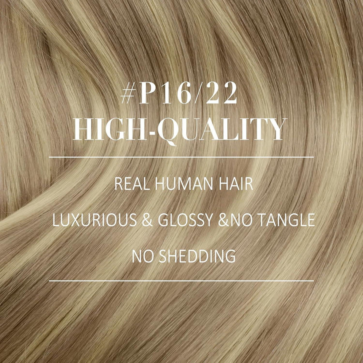 Clip-in Echthaar Extensions Blond 50 cm – Voller Kopf
