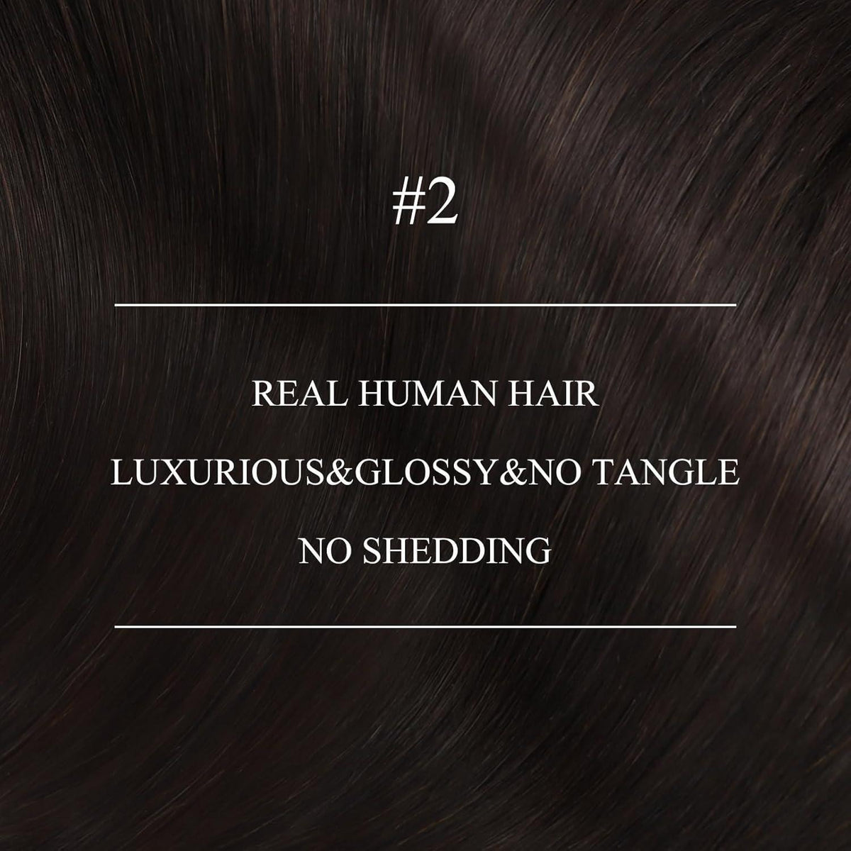 Nanoring Extensions Braun 45cm – Echthaar Haarverlängerung
