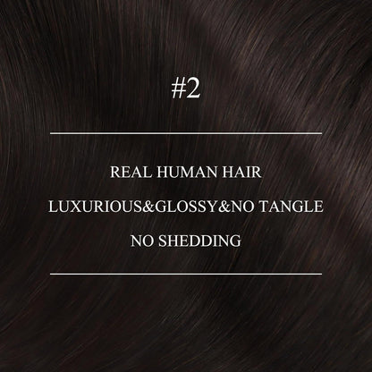 Nanoring Extensions Braun 45cm – Echthaar Haarverlängerung